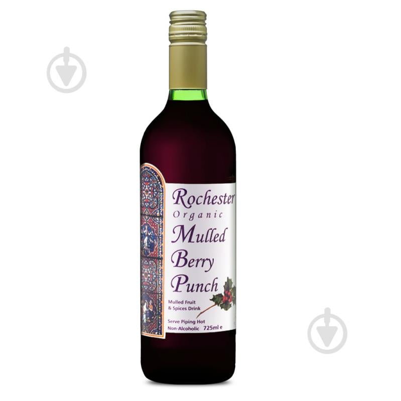 Безалкогольний напій Rochester ягідний глінтвейн зі спеціями Berry Punch 0,75 л - фото 1