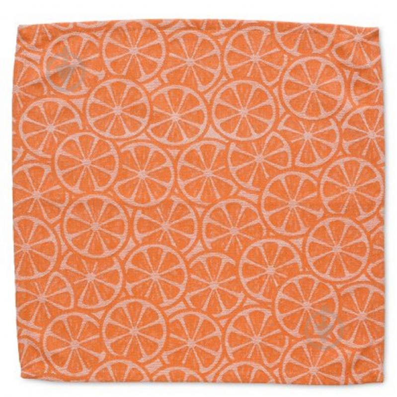 Салфетка декоративная Kela Citrus 40x40 см оранжевый - фото 1