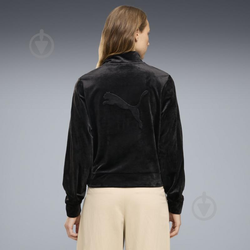 Джемпер Puma ESS ELEVATED Velour Trackjacket 69402101 р.S черный - фото 2