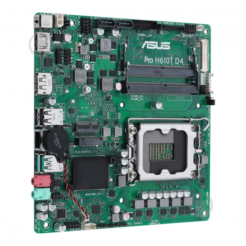 Материнская плата Asus 90MB1G60-M0EAYC (Socket 1700, Intel H610, mini ITX) - фото 3