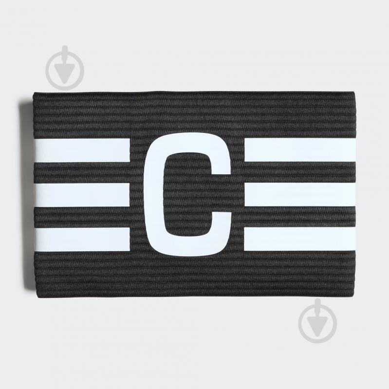 Повязка Adidas TIRO LEAGUE CAPTAIN'S ARM BAND HS9766 р.one size черный - фото 2