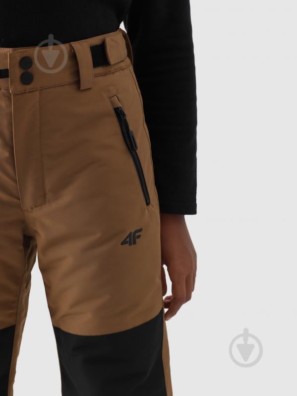 Штани 4F TROUSERS FNK M658 4FJWAW24TFTRM658-82S р. 140 бежевий - фото 3