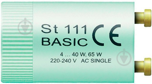 Стартер для люминесцентных ламп 2Р Osram ST 111 BASIC 4-65 Вт 220