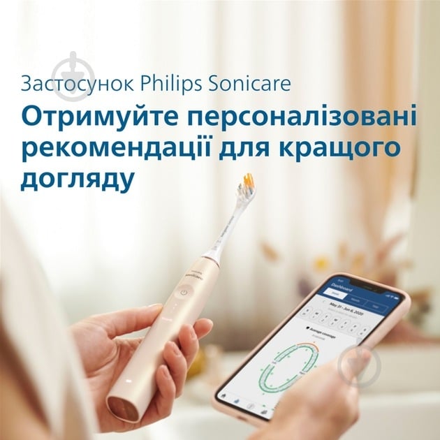 Електрична зубна щітка Philips Sonicare 9900 Prestige HX9992/11 + For Kids HX6352/42 - фото 4