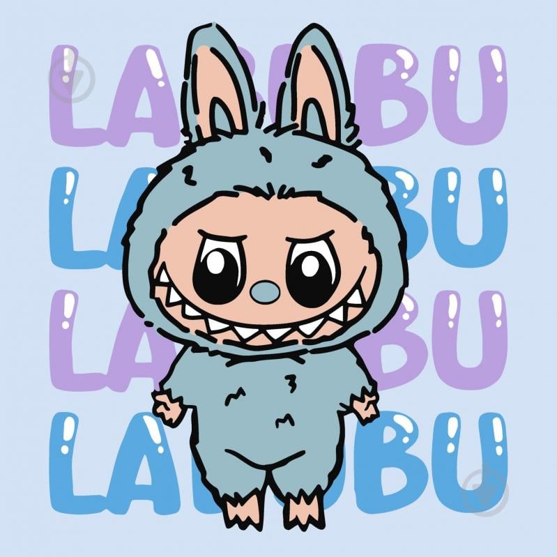 Картина по номерам Он Лабубу ©art_selena_ua Ideyka - фото 1