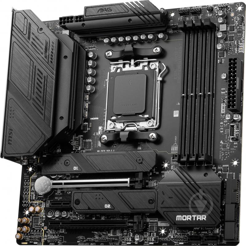 Материнская плата MSI 911-7D76-004 (Socket AM5, AMD B650, micro ATX) - фото 3 Материнская плата MSI 911-7D76-004 (Socket AM5, AMD B650, micro ATX) - фото 3