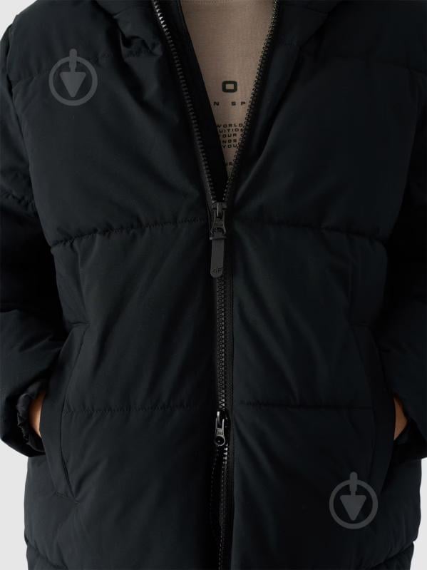 Пуховик для мальчиков зимний 4F DOWN JACKET M464 4FJWAW24TDJAM464-20S р.140 черный - фото 5