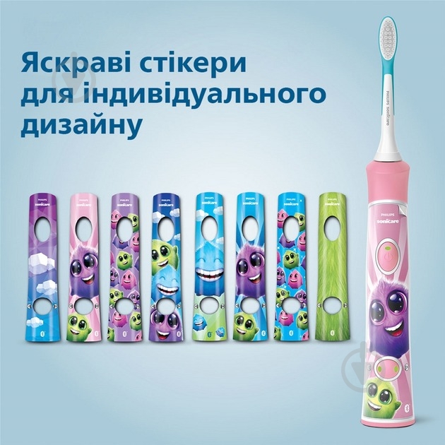 Електрична зубна щітка Philips Sonicare Diamond HX9911/84 + HX6322/04 For Kids - фото 14