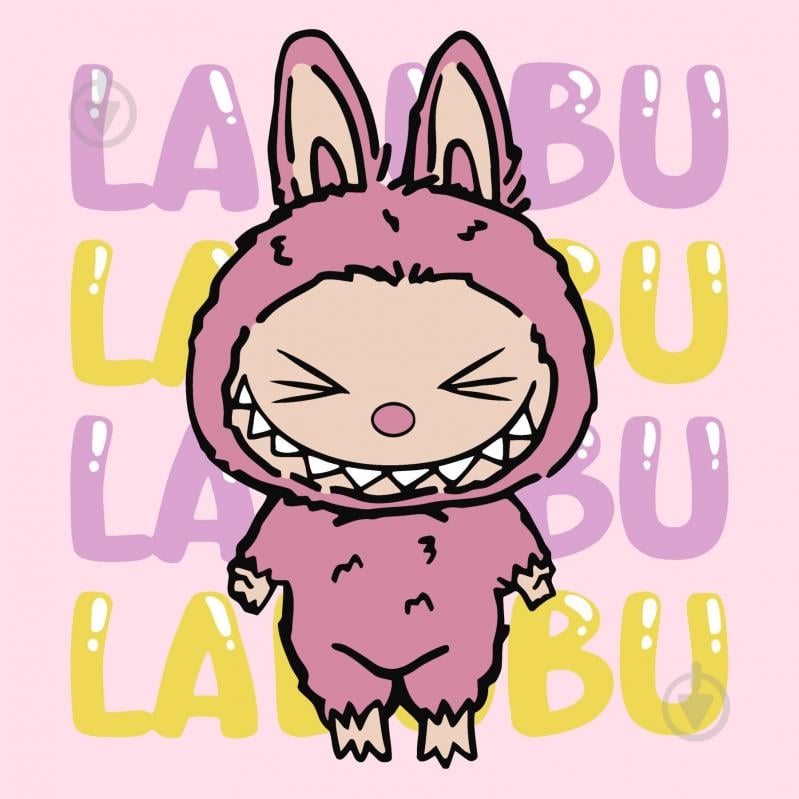 Картина по номерам Она - Лабубу ©art_selena_ua Ideyka - фото 1 Картина по номерам Она - Лабубу ©art_selena_ua Ideyka - фото 1