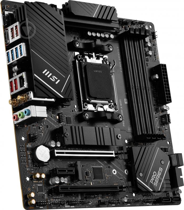 Материнская плата MSI 911-7D77-001 (Socket AM5, AMD B650, micro ATX) - фото 3 Материнская плата MSI 911-7D77-001 (Socket AM5, AMD B650, micro ATX) - фото 3