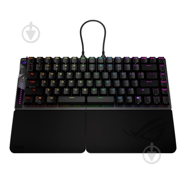 Клавиатура Asus ROG Falcata split Magnetic Switch Wireless/Bluetooth/USB (90MP043H-BKUA20) black - фото 1