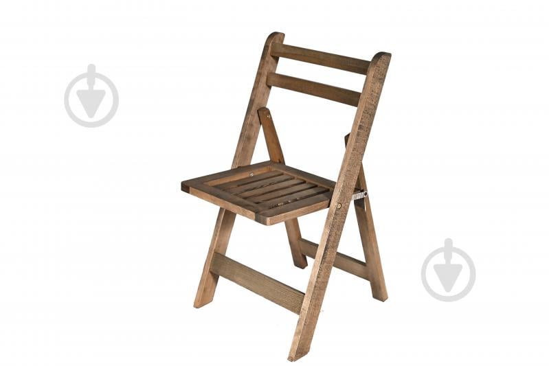 Стул деревянный раскладной 8427 бук - фото 1