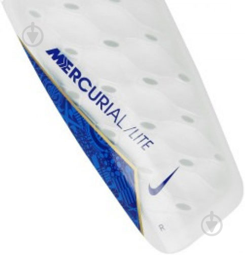 Щитки футбольные Nike Mercurial Lite CR7 DV3090-910 р. XL белый с синим - фото 2