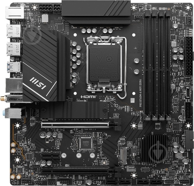 Материнская плата MSI 911-7D99-001 (Socket 1700, Intel B760, micro ATX) - фото 1