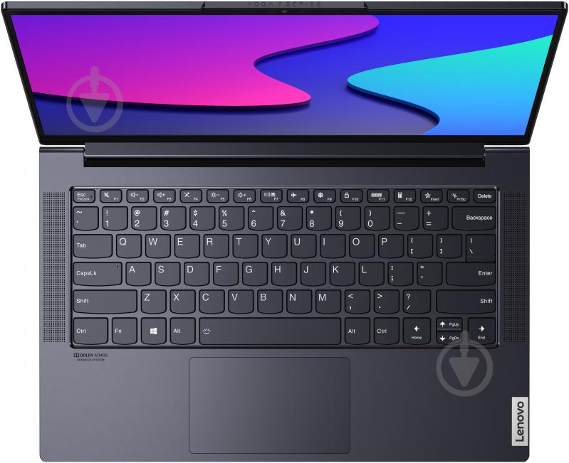 Ноутбук Lenovo Yoga Slim 7 14ARE05 14 (82A200BQRA) steel grey - фото 3