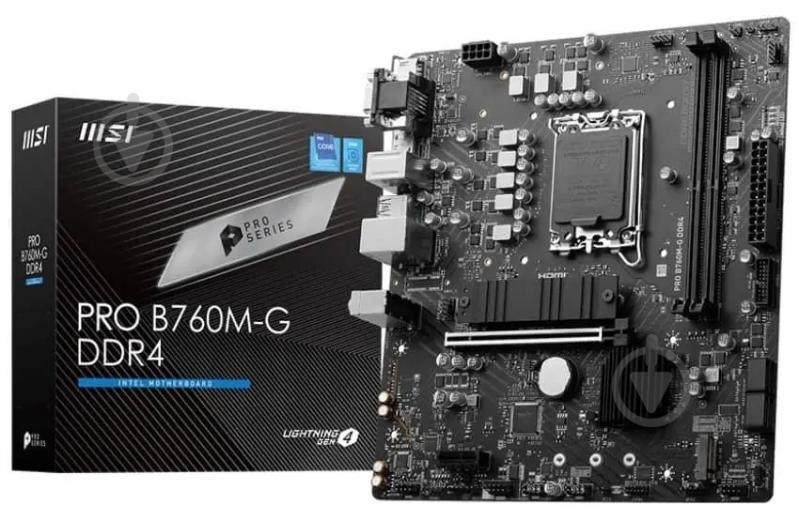 Материнская плата MSI 911-7D90-001 (Socket 1700, Intel B760, micro ATX) - фото 5