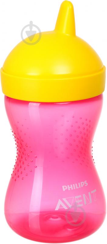 Пляшечка-непроливайка Philips Avent з твердим носиком рожева 300 мл - фото 2