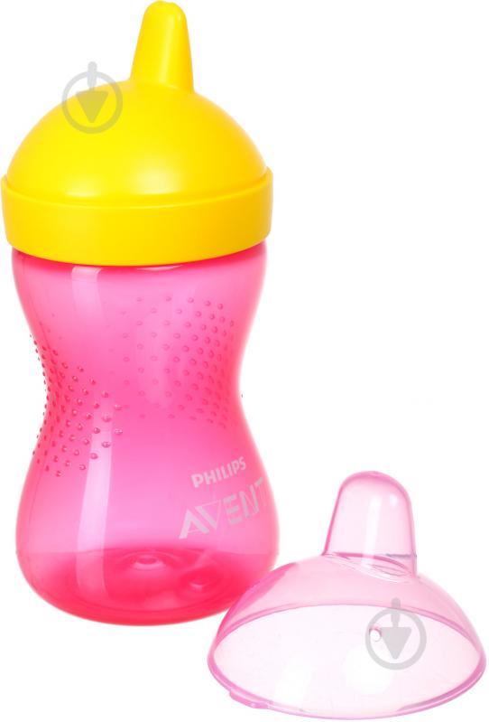 Пляшечка-непроливайка Philips Avent з твердим носиком рожева 300 мл - фото 3