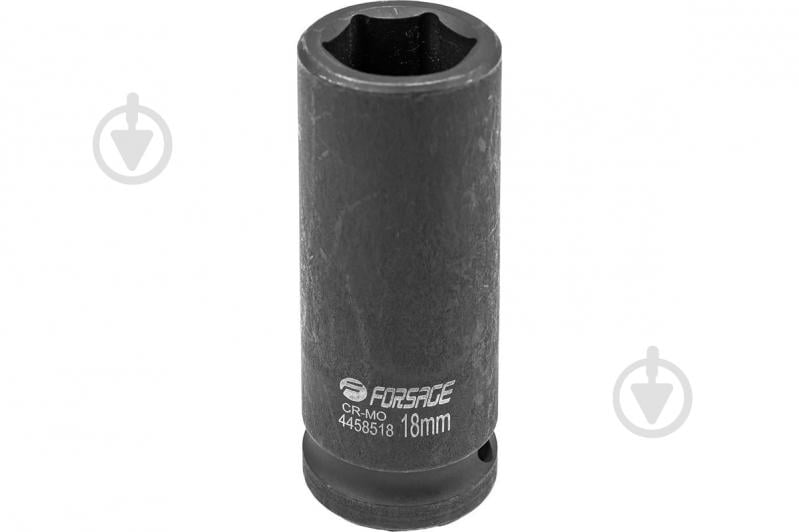 Головка ударная глубокая 18 мм (6гр.), 1/2'' Forsage 1 шт. F-4458518 - фото 1 Головка ударная глубокая 18 мм (6гр.), 1/2'' Forsage 1 шт. F-4458518 - фото 1