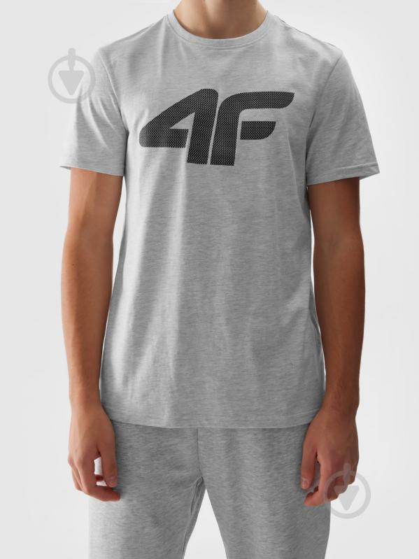 Футболка 4F TSHIRT M1155 4FWSS24TTSHM1155-27M р.L серый - фото 4