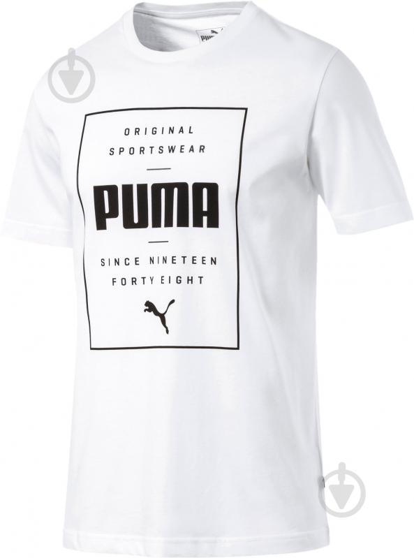Футболка Puma Box Tee 85407602 р.M белый - фото 1