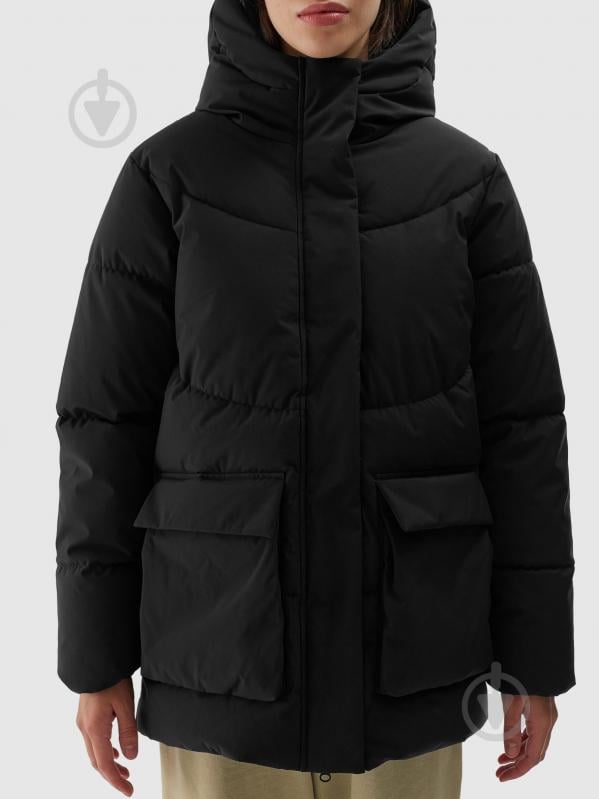 Пуховик жіночий зимовий 4F DOWN JACKET F474 4FWAW24TDJAF474-20S р.S чорний - фото 6