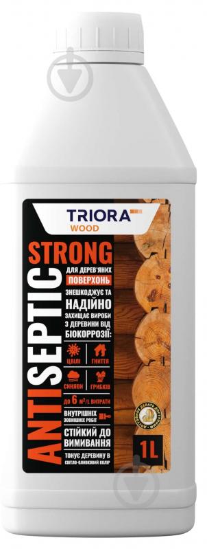 Антисептик Triora для деревини ANTISEPTIC STRONG 1 л - фото 1