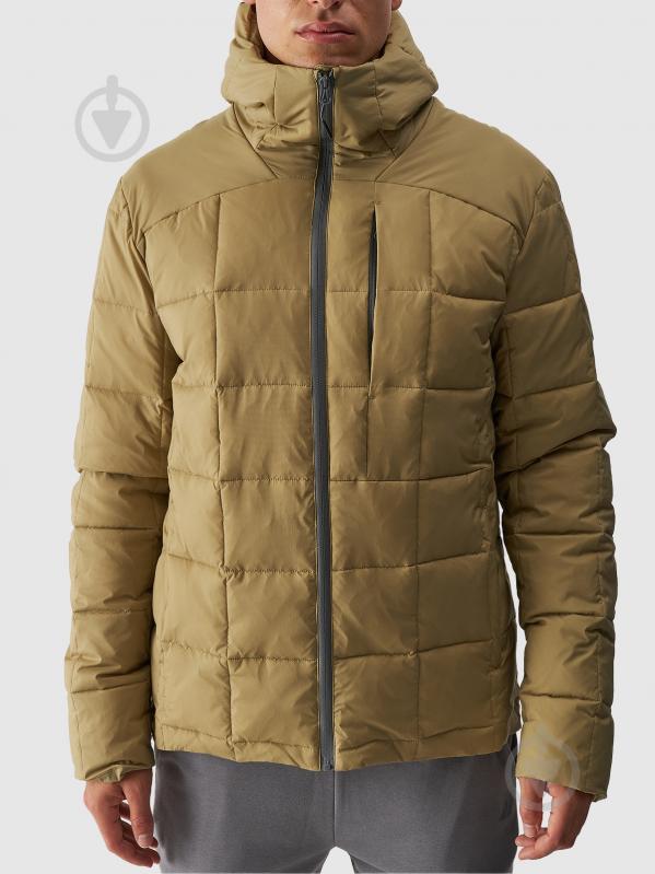 Пуховик чоловічий зимовий 4F DOWN JACKET M524 4FWAW24TDJAM524-74S р.L жовтий - фото 6