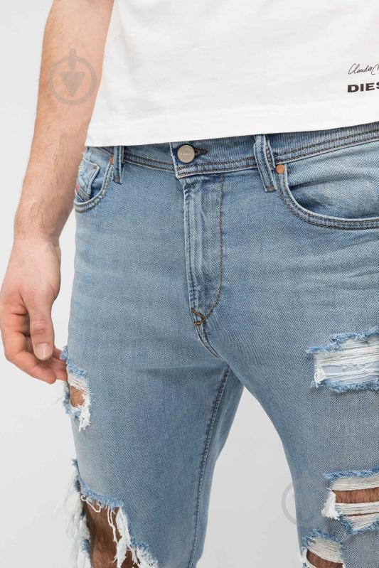 Джинсы Diesel DEEPZIP L.32 PANTALONI 00SAMF 084NU-1 р. 30-32 голубой - фото 5