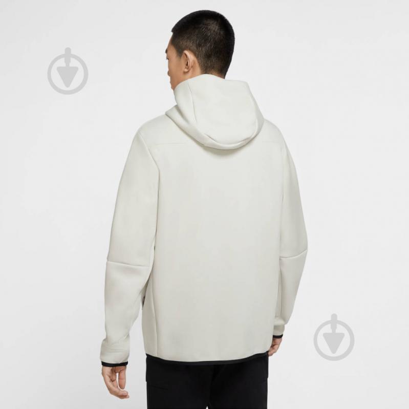 Джемпер Nike M NSW TCH FLC HOODIE FZ WR CU4489-072 р. 2XL бежевий - фото 2