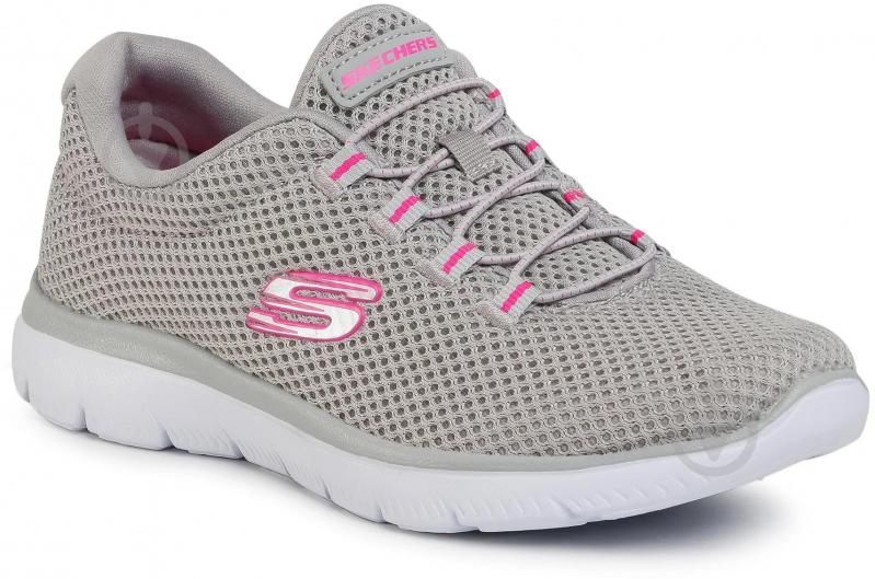 Кроссовки женские демисезонные Skechers 12985 GYHP р.39,5 серые - фото 2