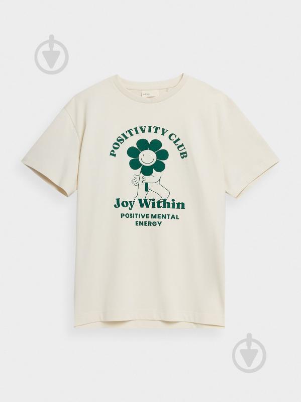 Футболка Outhorn TSHIRT M450 OTHSS23TTSHM450-11S р.M бежевий - фото 3 Футболка Outhorn TSHIRT M450 OTHSS23TTSHM450-11S р.M бежевий - фото 3