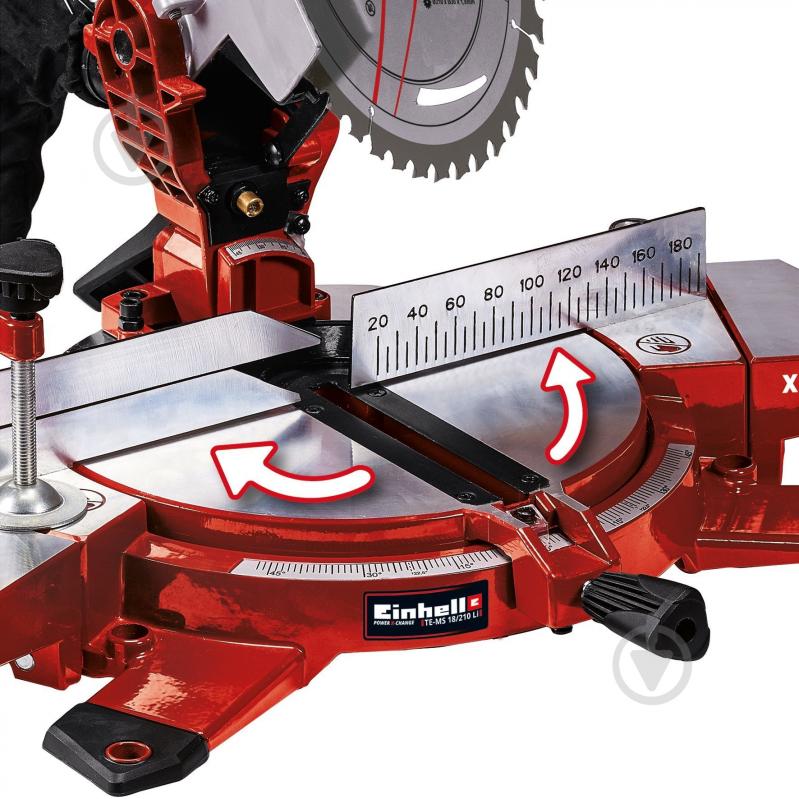 Пила торцовочная Einhell TE-MS 18/210 Li - фото 9