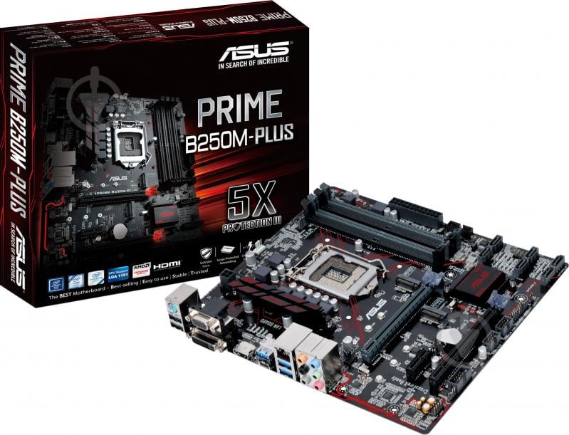 Материнська плата Asus PRIME B250M-PLUS/C/SI (Socket 1151, Intel B250, mirco ATX) - фото 4