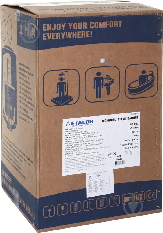 Бойлер Etalon ER 80V - фото 4 Бойлер Etalon ER 80V - фото 4