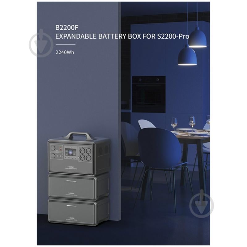 Дополнительный аккумулятор Marstek B2200F (2240 Вт·ч) - фото 3 Дополнительный аккумулятор Marstek B2200F (2240 Вт·ч) - фото 3