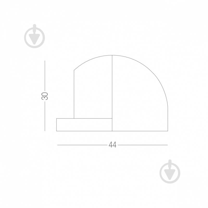 Стопор дверной MVM M-42L AB старая бронза - фото 2