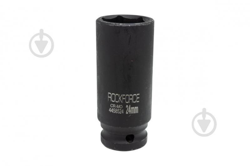 Головка ударна глибока 24 мм (6гр.), 1/2'' ROCKFORCE 1 шт. RF-4458524 - фото 1 Головка ударна глибока 24 мм (6гр.), 1/2'' ROCKFORCE 1 шт. RF-4458524 - фото 1