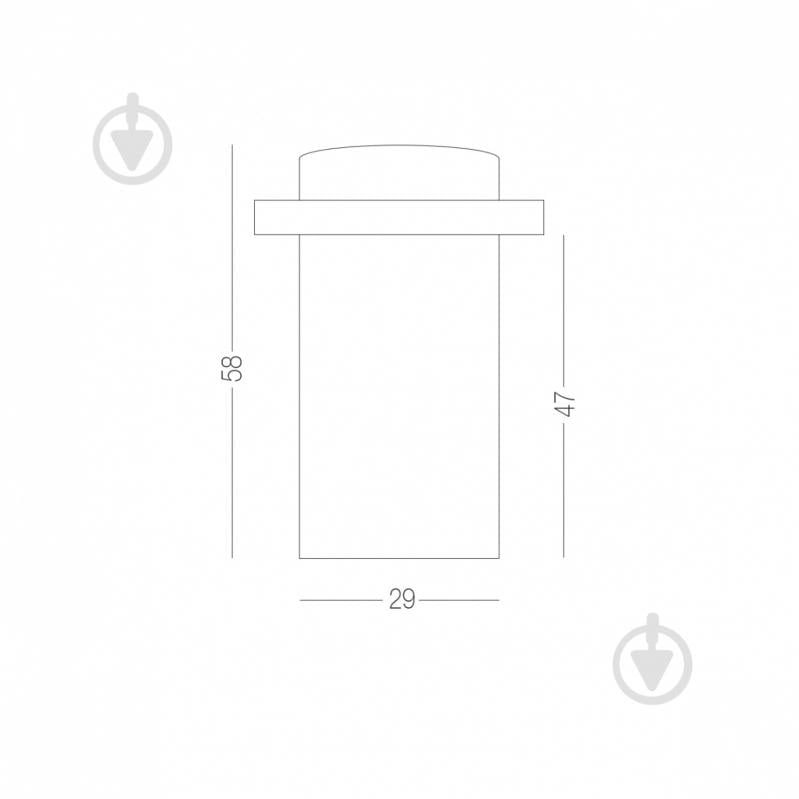 Стопор дверний MVM M-47 SN матовий нікель - фото 2