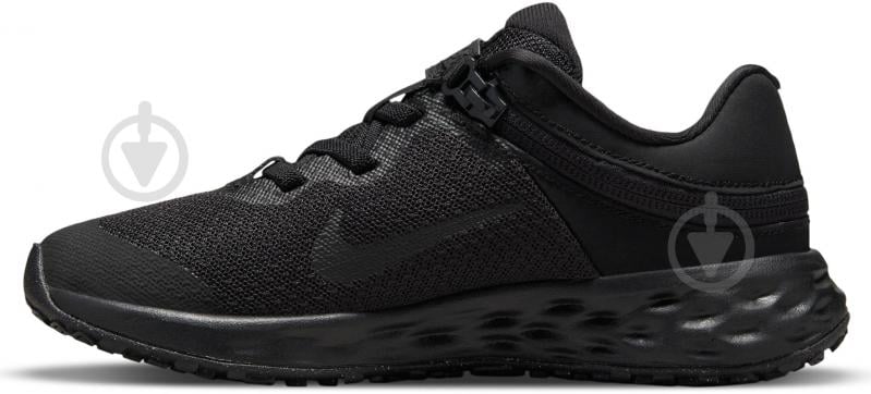 Кроссовки демисезонные Nike REVOLUTION 6 FLYEASE DD1114-001 р.35 черные - фото 3