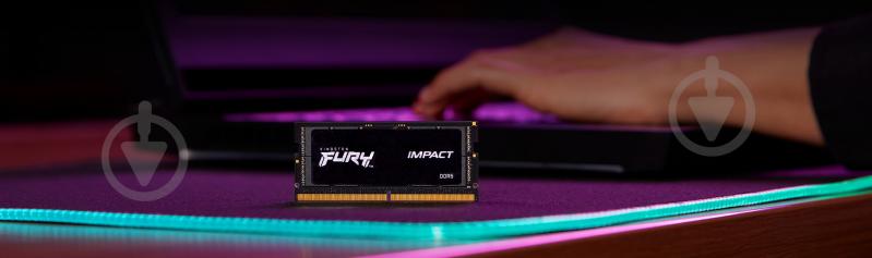 Оперативная память Kingston SODIMM DDR5 32 GB 5600 MHz (KF556S40IB-32) FURY Impact PnP - фото 3