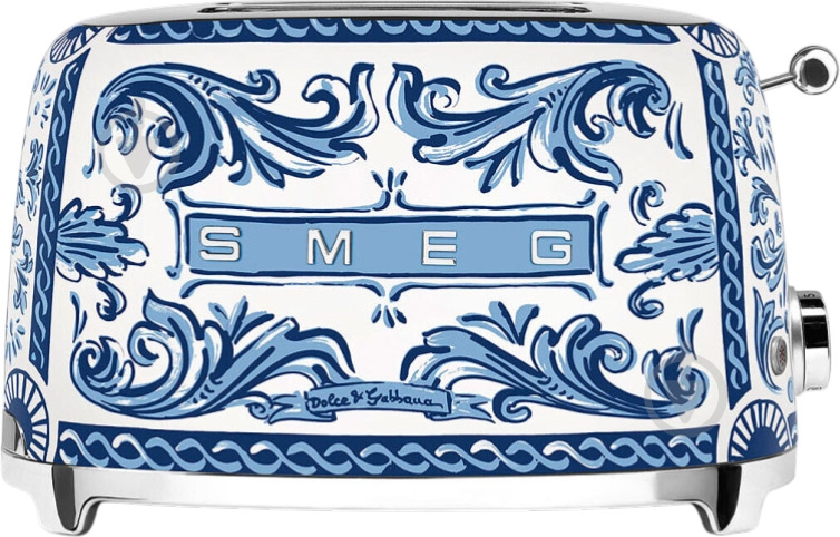 Тостер Smeg TSF01DGBEU Dolce & Gabbana Blu Mediterraneo - фото 1