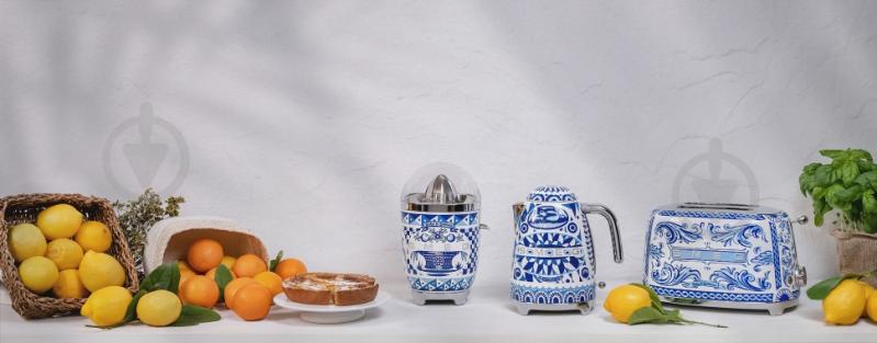 Тостер Smeg TSF01DGBEU Dolce & Gabbana Blu Mediterraneo - фото 9