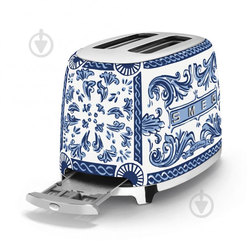 Тостер Smeg TSF01DGBEU Dolce & Gabbana Blu Mediterraneo - фото 7