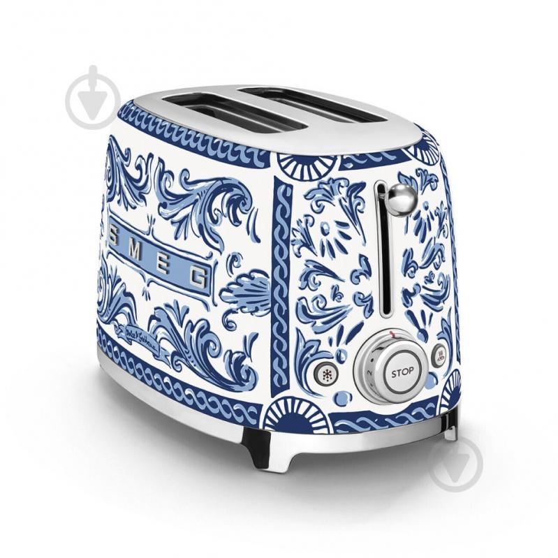 Тостер Smeg TSF01DGBEU Dolce & Gabbana Blu Mediterraneo - фото 3