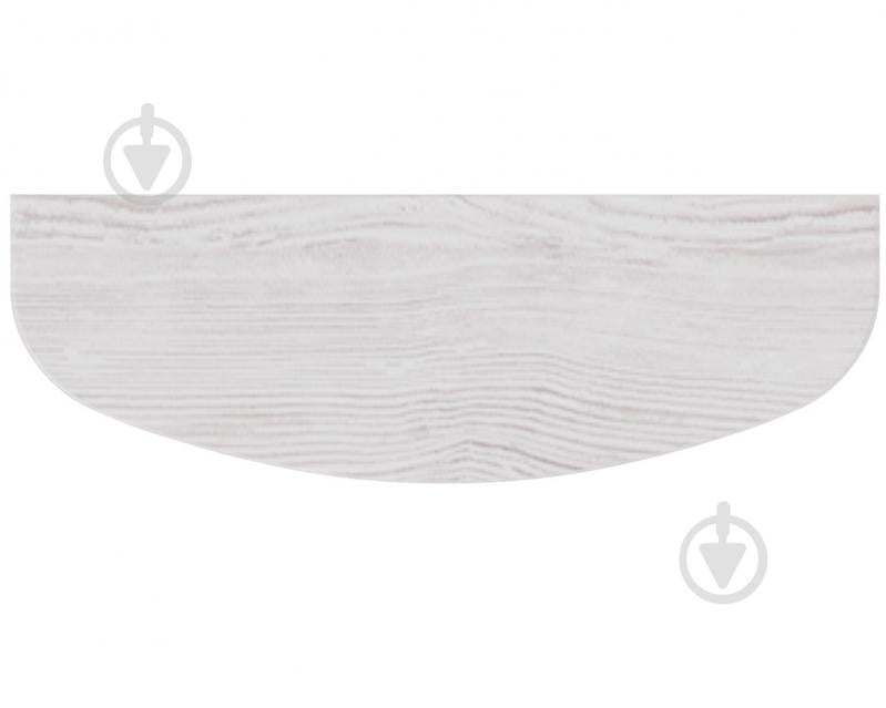 Полка DC радиусная R 600x200x16 мм аляска - фото 2