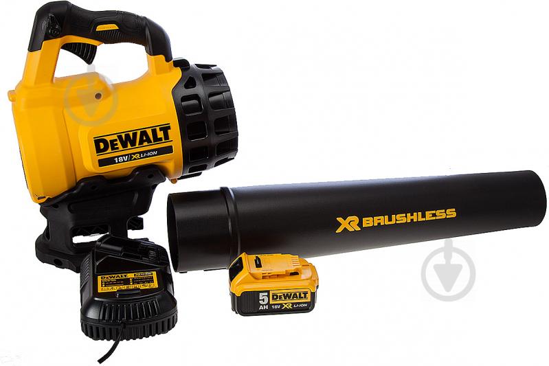 Садовый воздуходув DeWalt DCM562P1 + аккумулятор DCB184 - фото 6