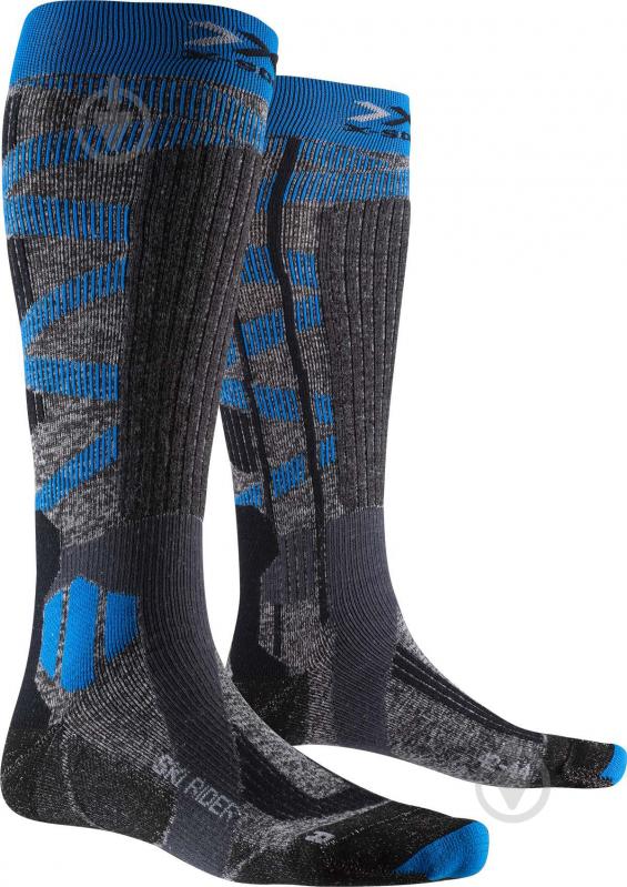 Носки X-Socks X-SOCKS® SKI RIDER SILVER 4.0 XS-SMKRW19U-G239 р.42-44 синий - фото 1