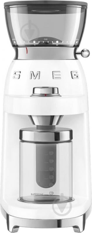 Кофемолка Smeg CGF03WHEU - фото 1 Кофемолка Smeg CGF03WHEU - фото 1