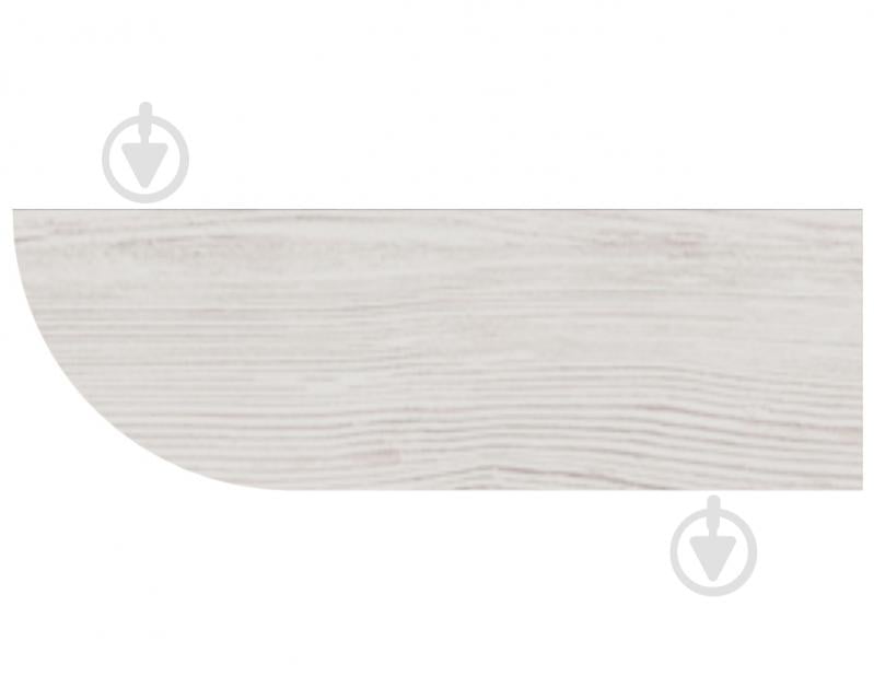 Полка DC радиусная 600x300x16 мм аляска - фото 1